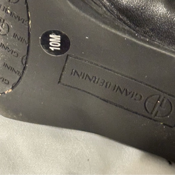 Giani Bini Women's Black Leather Rozario Memory Foam Dress Boots Size 10 - Picture 7 of 8